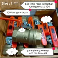 ball valve kitz kuningan 1.4 inch (11/4 inch) 400 wog