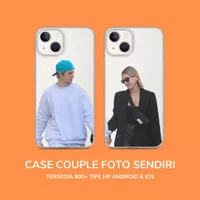 Custom Case Couple Foto Sendiri All Type Hp Bahan Softcase Silicon