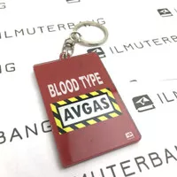 Bloodline Type Avgas Gantungan Kunci Akrilik Pesawat - ilmuterbang