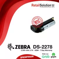 Baterai Battery Barcode Scanner Zebra - DS2278 / DS-2278 OEM