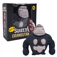 Mainan Anak Boneka KingKong Gorila Squezy Squisi Penghilang Stress