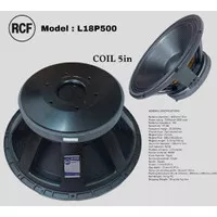 speaker 18 inch model rcf 18P500 p500 subwoofer