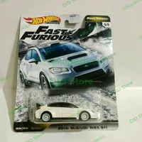 hot wheels premium 2016 subaru wrx sti fast furious (hot wheels subaru