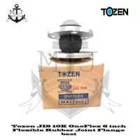 Tozen JIS 10K OneFlex 6 inch Flexible Rubber Joint Flange besi