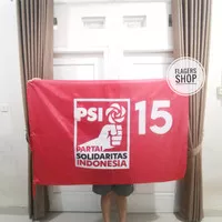 BENDERA PARTAI SOLIDARITAS INDONESIA / PSI 100x150 CM