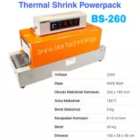 Shrink Machine Powerpack BS-260 BS 260 Mesin Penyusut Plastik