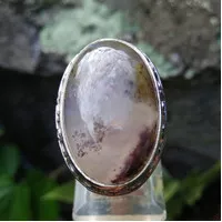 Cincin Batu Akik Anggur Lumut Trenggalek Natural