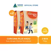 Curcuma Plus Susu Bubuk Temulawak Tumbuh Kembang Anak - Madu 750gr @2