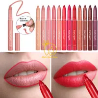 Matte Lip Liner/Lip Crayon/ Lip Pencil/Pensil Bibir Tahan Air 12 warna