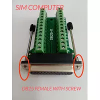 DB25 Male/Female Connector Adapter Converter to Terminal PCB Breakout