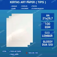 Kertas art paper 100 GSM A4 1 rim/500 lembar