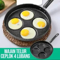 Teflon 4 Lubang Anti Lengket Wajan Penggorengan Telur Ceplok