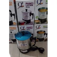 Panci Mini Teko Listrik Stainless / Mug Pemanas Air Multifungsi