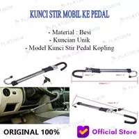 KUNCI STIR MOBIL KE PEDAL 6084 KUNCI PENGAMAN SETIR KE KOPLING MOBIL