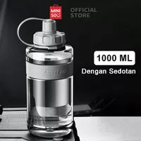 MINISO Botol Minum 1000ml Botol Minum Air Olahraga Dengan Sedotan 1L