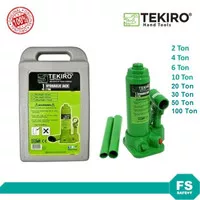 Tekiro Dongkrak Botol 2 4 6 10 Ton Hidrolik Hydraulic Jack