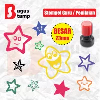 Stempel Guru Bintang [BESAR] Star Teacher Stamp Penilaian Rewards