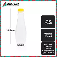 Botol Bowling Tebal 350ml Plastik PET 350 ml Juice 330ml Jus 330 ml