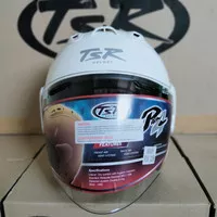 TSR Ram 4 white glossy helm