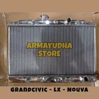 Radiator Racing Alumunium Honda Civic Nouva LX Grandcivic 1988 - 1991