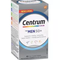 Centrum for Men 50+ 90tablet / multivitamin centrum usia 50+ laki laki