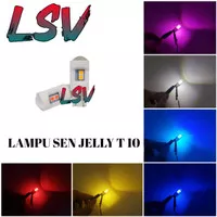 Lampu Sein Colok T10 Ceramic LED Arus Ac Dc Sein Motor Lampu Senja