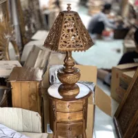 lampu ukir lampu tidur hias kayu jati