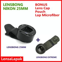 Nikkor - Lensbong Macro 25mm - Lensa Kamera HP Handphone Smartphone