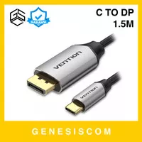 Kabel Converter USB Type C to Display Port DP Male VENTION 4K 1,5M ORI