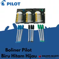 Balliner Pilot Hitam Hijau Biru | Boliner Pilot | Perlusin