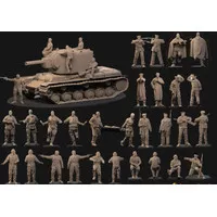 russian army tank crew sailor and soldier resin figure