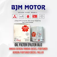 Filter Oli Innova Bensin/Diesel/Fortuner Bensin/Diesel/Hillux SAKURA