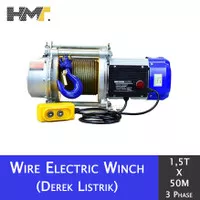 NAGASAKI Electric Winch 1.5 Ton X 50 meter / Derek Listrik 3 Phase