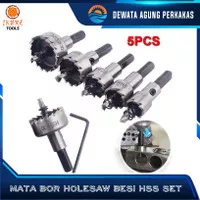 Mata Bor Hole Saw Besi Set Holesaw Pelubang Plat Besi Kayu Alumunium