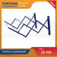 Jemuran Dinding Fortuna JD150 | Jemuran Pakaian Aluminium