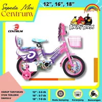 Sepeda Anak Cewe Mini Centrum 12, 16, 18 - Angry Bird