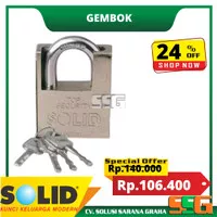 Gembok Solid SLD AS 808 50 SN Gembok Pagar 