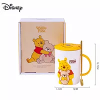 Mug Porselen Winnie The Pooh Original Disney Gelas Cangkir Kado Kuning