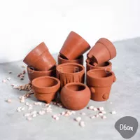 Pot Tanah Liat/Gerabah/Terracotta/Tanaman/Kaktus/Sukulen Mini