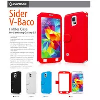 Capdase Sider V Baco Folder Case Flip Case Cover for Samsung Gal S5