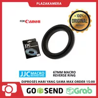 JJC Macro Reverse Ring for Canon 67mm Adapter Lensa