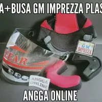 Busa Helm GM IMPREZZA kancing plastik dan Kaca Helm GM IMPREZZA