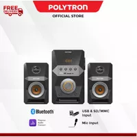 POLYTRON PMA 9502 Active Speaker with Bluetooth (swipe barang real)