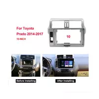 Frame head unit android 10 inch Toyota land Cruiser Prado 2014