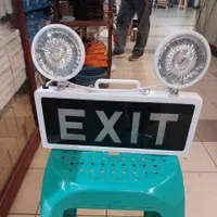 Lampu emergency exit lamp hokito mata kucing twin spot led dk 70