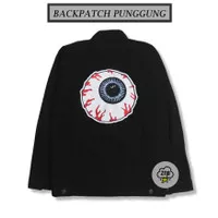 Miskha Eyebal bola mata patch emblem bordir Tempelan Jahit Patch Besar