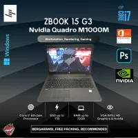 HP Zbook 15 G3 Workstation Core i7 Gen 6 Dual VGA Nvidia Quadro M1000M