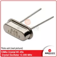 Crystal 12MHz XTAL 12 MHz Crystal Oscillator 12.000 MHz HC-49S