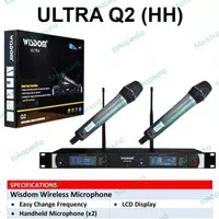 MIC WIRELESS WISDOM ULTRA Q2 MICROPHONE WISDOM ULTRAQ2 HANDHELD