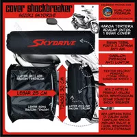 SARUNG PELINDUNG COVER SOKBREKER SHOCK BREAKER BELAKANG MOTOR SKYDRIVE